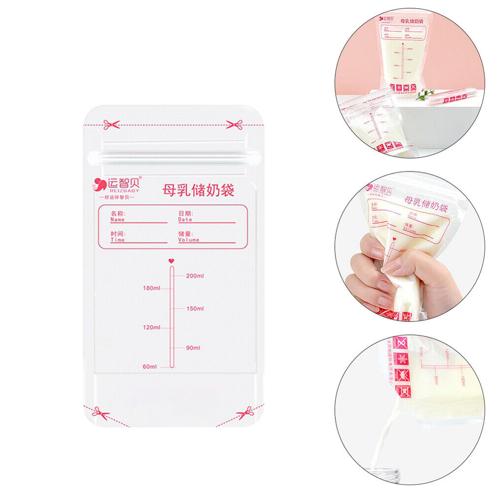 30pcs Breast Pump Storage Bag Breastfeeding Freezer Bag Breast Pump Holder