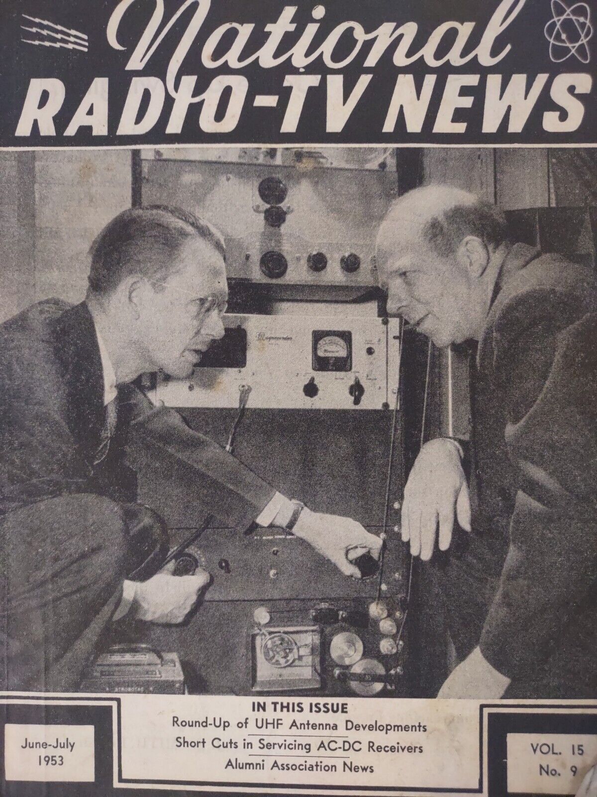 National Radio Tv News Magazine 1953 June-july Vintage Communications