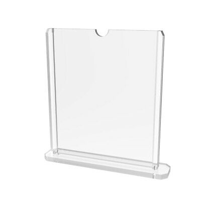 8 X 10 Table Tent Acrylic Sign Holder, Double-sided, Top Insert - Clear19075