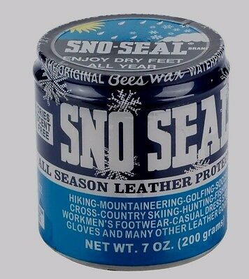 7oz Sno Seal All Season Leather Protector Beeswax Waterproofing Boots More Atsko