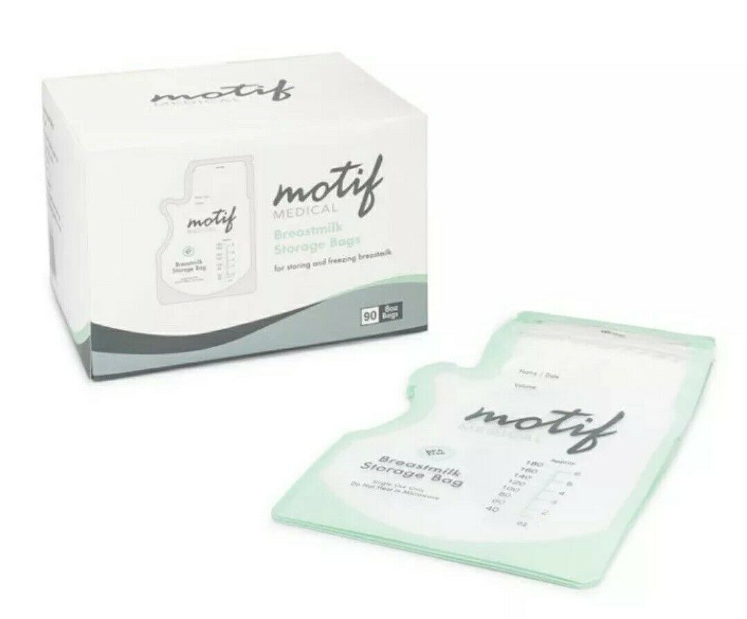 Motif Medical Breastmilk 8 oz storage bags, 90-Count x 4 = 360 total!