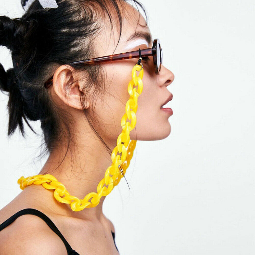 Fashion Acrylic Sunglasses Eyeglass Chain Mask Lanyard Neck Strap Cord Holder