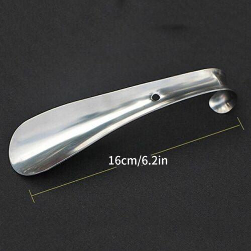 16cm Extra Long Handle Shoe Horn Stainless Steel Handled-metal Shoehorn Horns Us