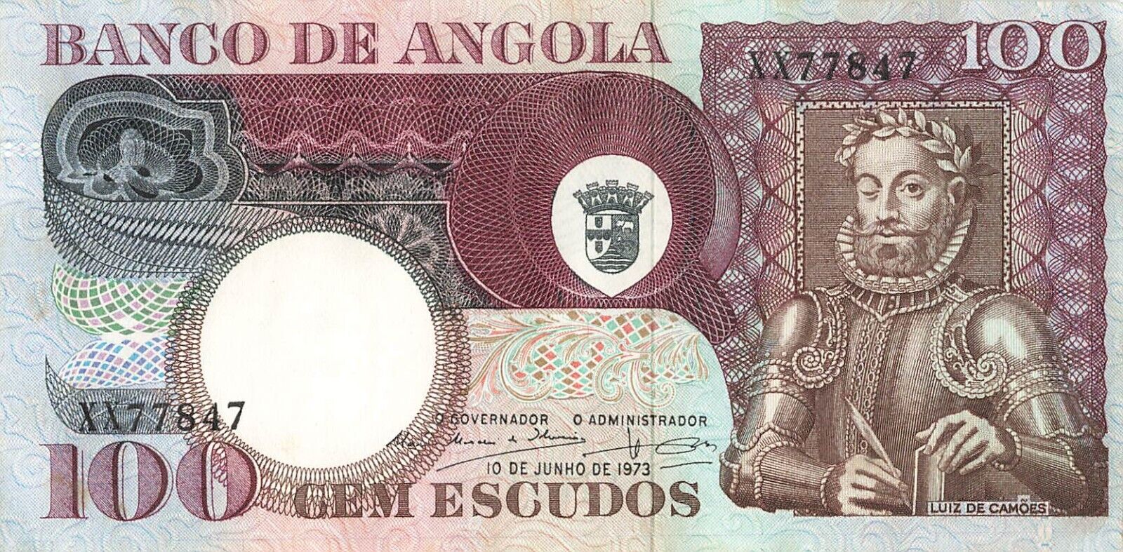 Angola 100 Escudos 1973 Unc