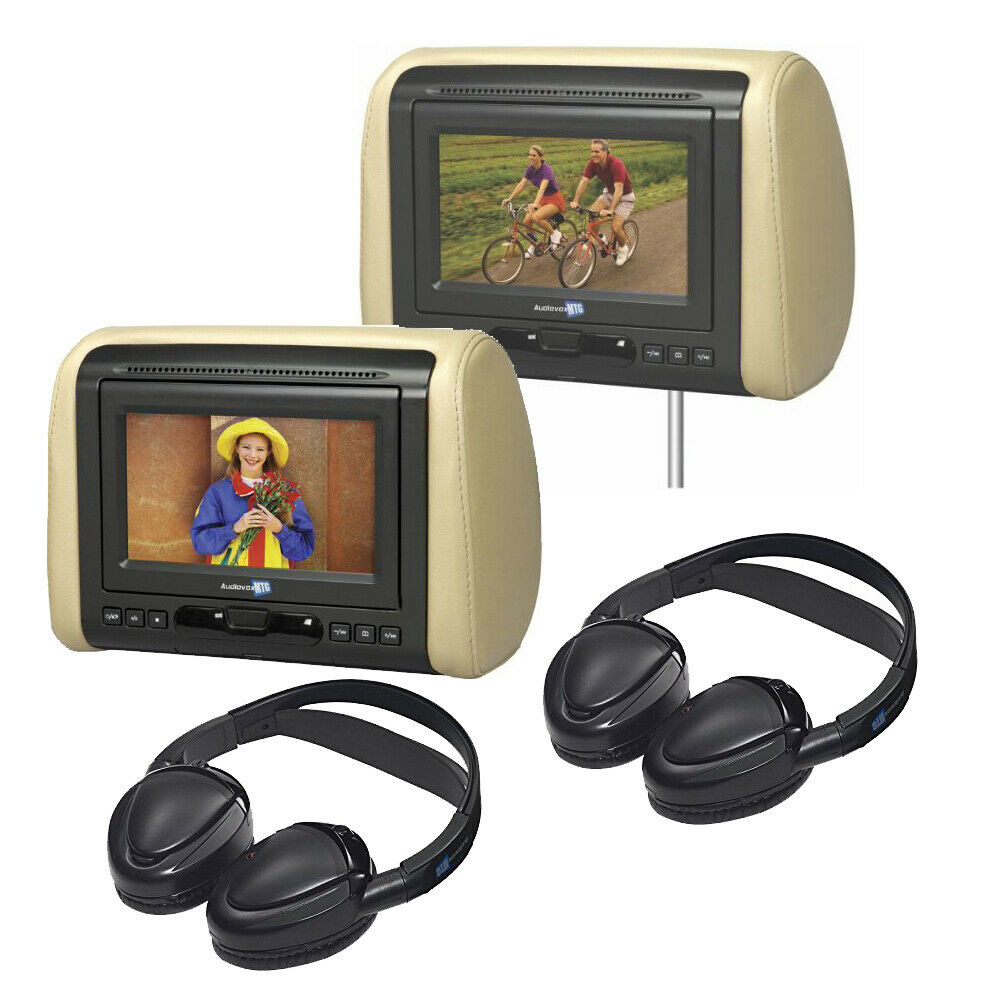 Audiovox 7" Dual Mobile Video Headrest System