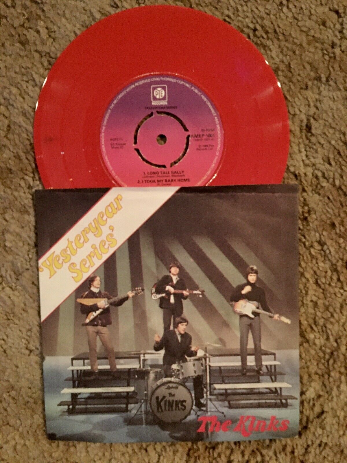 The Kinks Yesteryear Series 7 Inch Red Vinyl Single Artistic Music Distributors