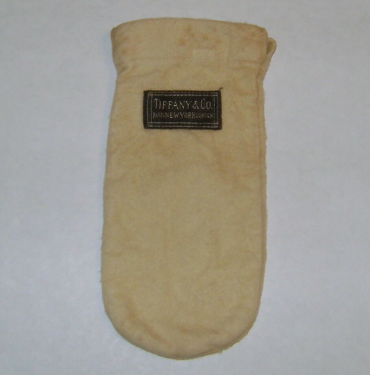 Vintage Tiffany & Co.  Flannel Dust Bag, Holder!  Fair Cond.  Free Shipping!