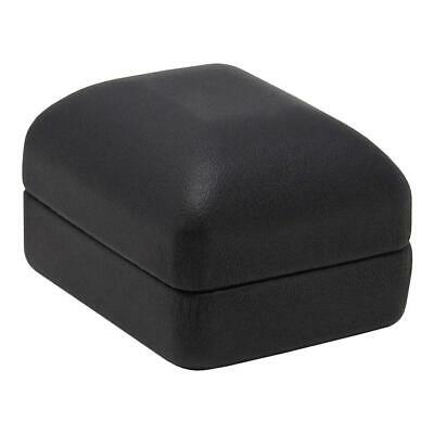 New Leather Black Box Case Jewelry Ring Or Holder Gift Square Present Package