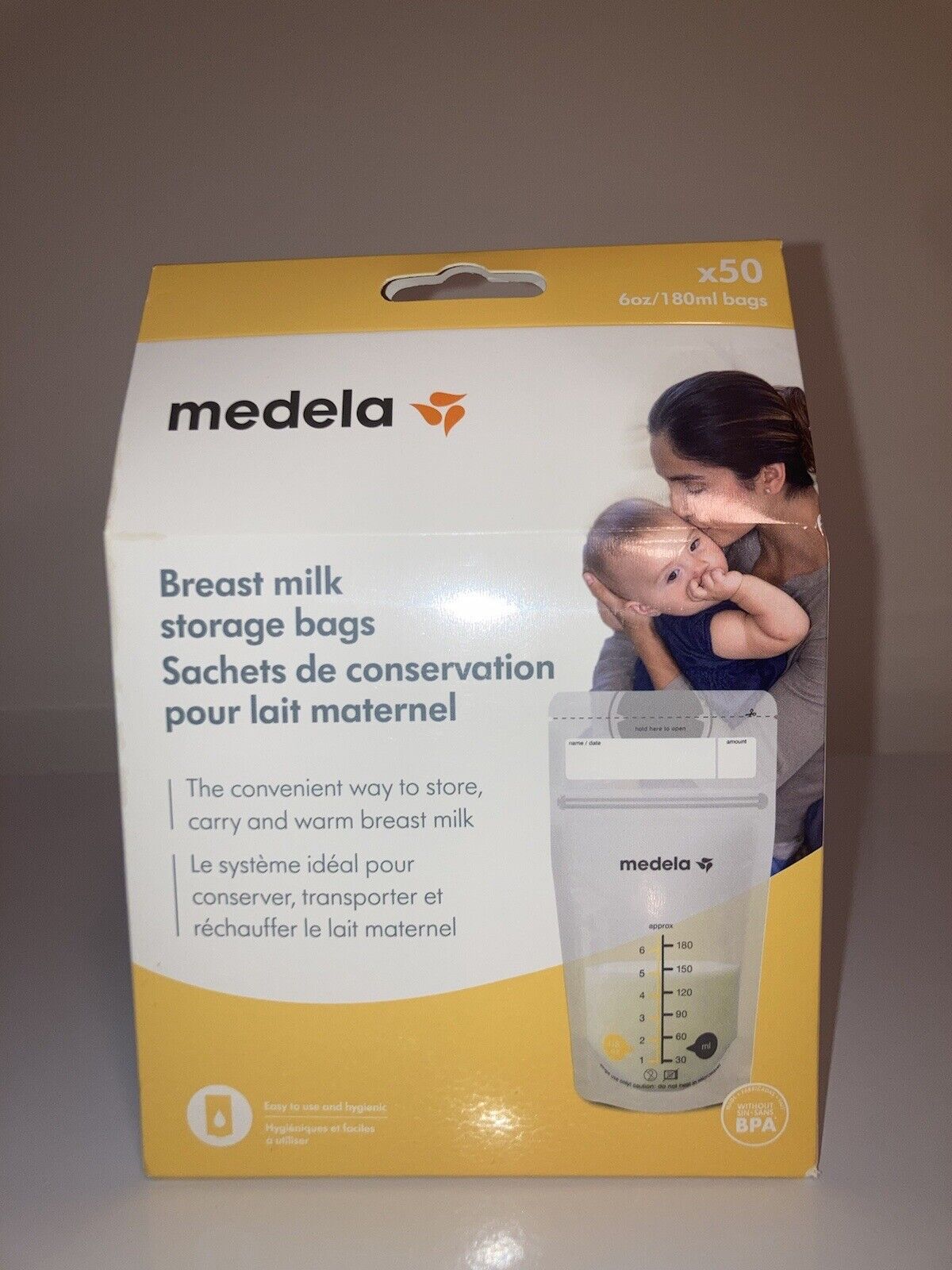 medela breast milk storage bags 50 Count 6 oz/180ml bags BPA Free