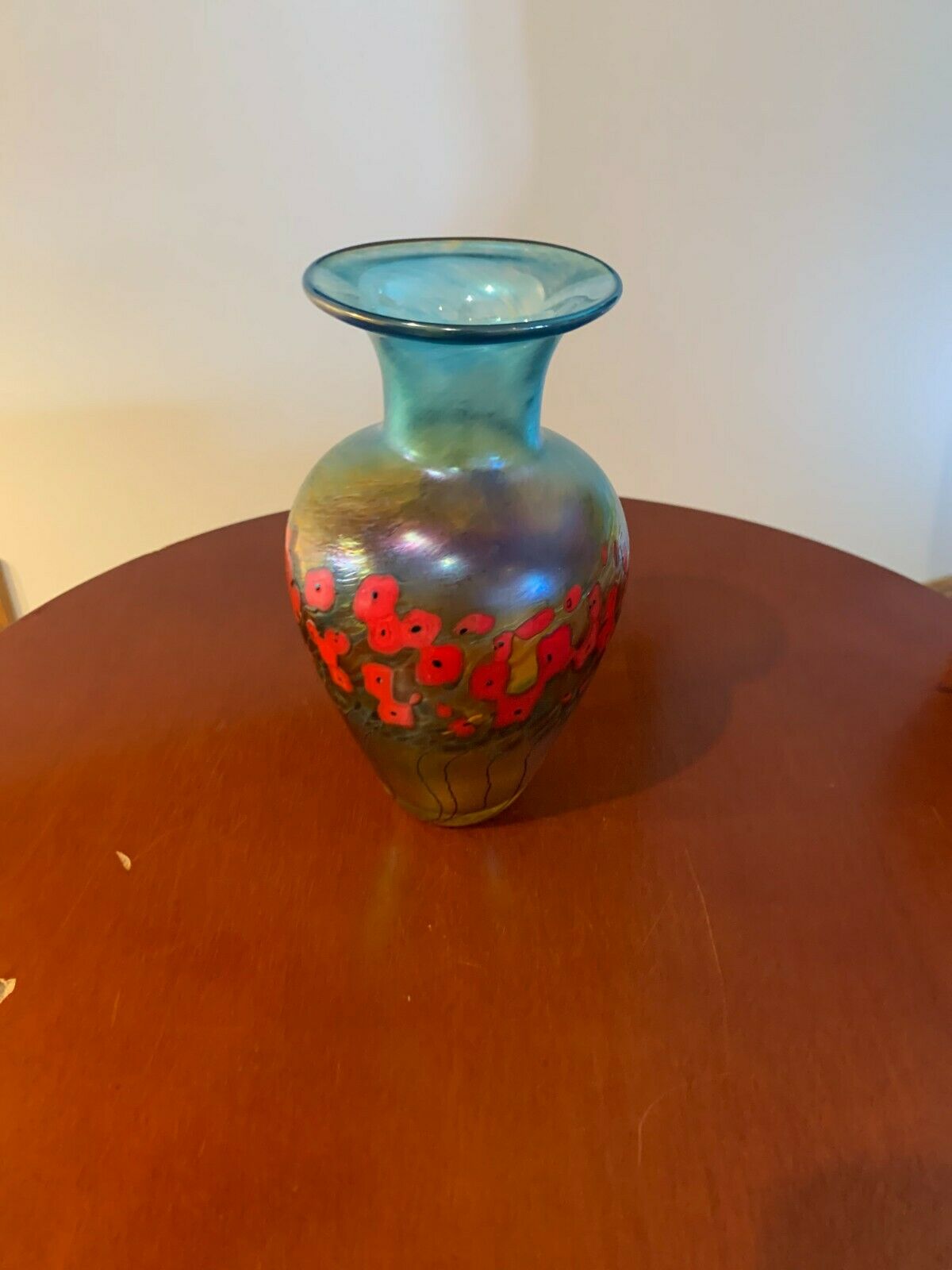 Beautiful Robert Held Art Glass Vase Signed