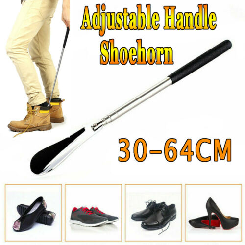 Handle Shoehorn Extra Long Stainless Steel 30CM Handled Shoe Horn Metal Horns