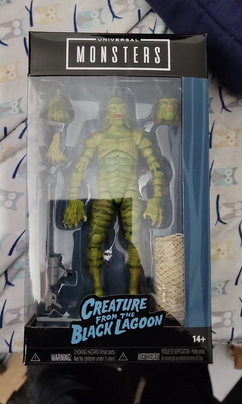 Universal Monsters Creature From The Black Lagoon Action Figure New Never...
