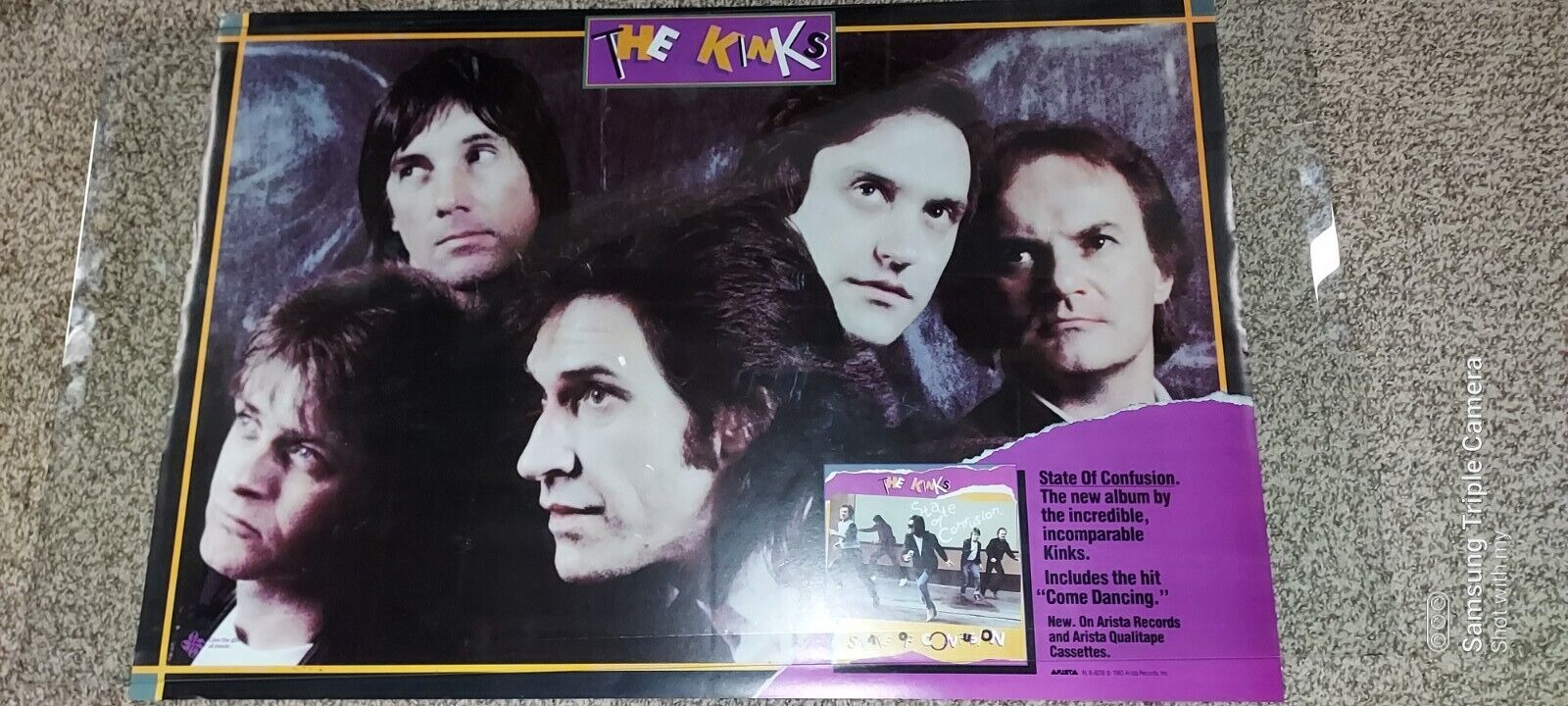 1983 The Kinks State Of Confusion 24x36 Poster