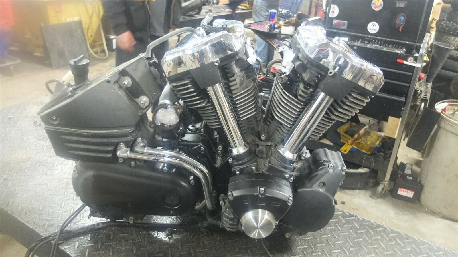 08 Yamaha XV 1700 XV1700 Road Star Warrior Engine Motor